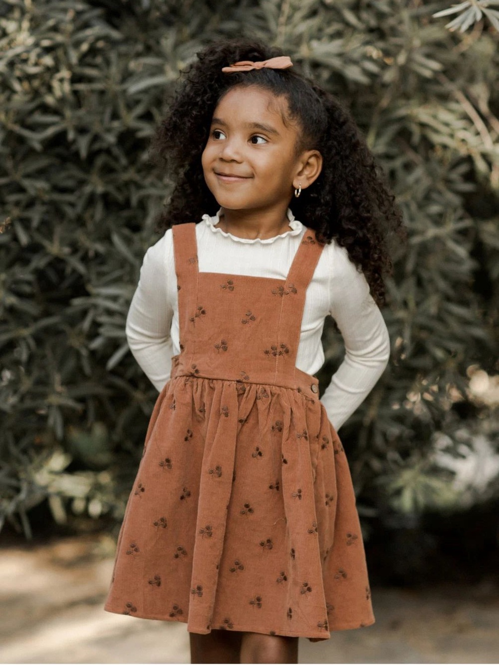 RYLEE + CRU
Pinafore corduroy dress | brown 18-24mos